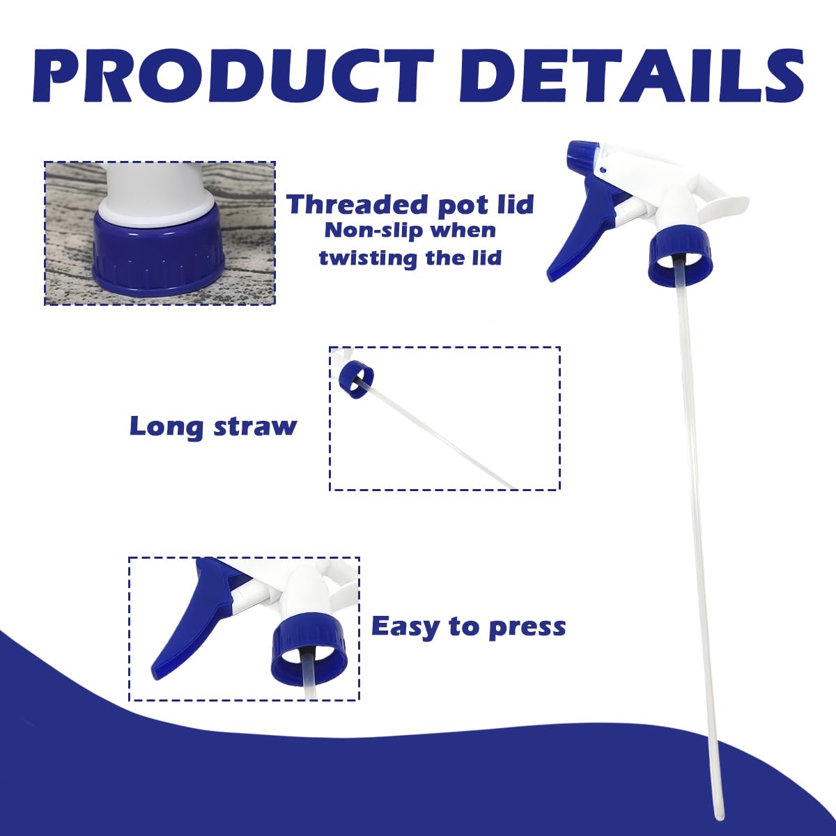 Elandy adjustable spray modes knob lets you switch from mist to jet.