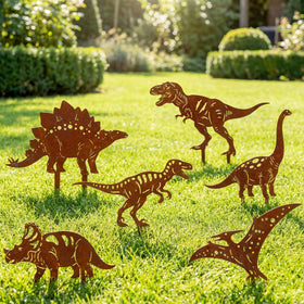 ElaraBerry Stegosaurus yard stake adds durable charm to outdoor display