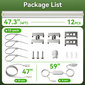 Elaruslux mounting clips and cable ties for secure installation