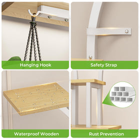 Elbourn waterproof wooden boards resist warping and moisture.