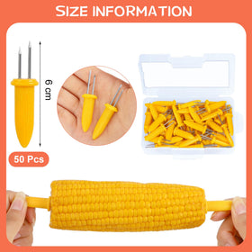 Elcoho corn holders ends demonstrating easy grip for quick handling