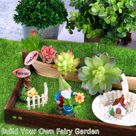 Elcoho easy-clean artificial grass ideal for quick refreshes.