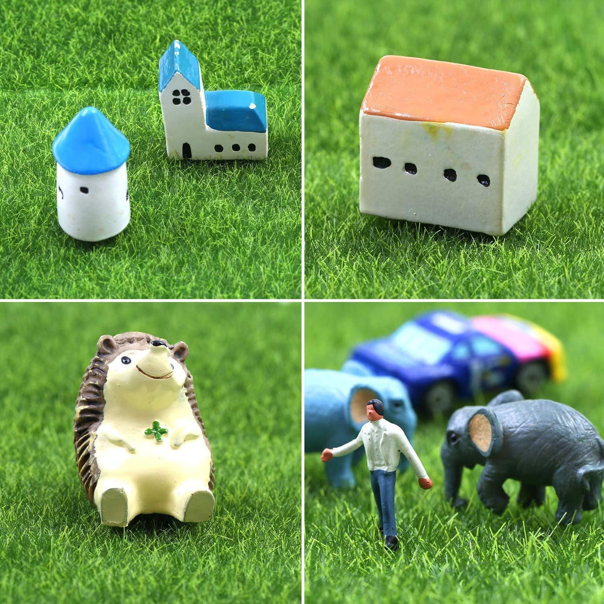 Elcoho smooth backing grass patches cuttable into custom shapes.