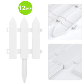ELECLAND white picket fence detail for decorative bed edging.