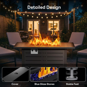 Electactic durable steel fire pit base providing stable outdoor use.