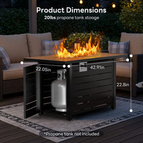 Electactic easy setup and flame control to ignite and adjust quickly.
