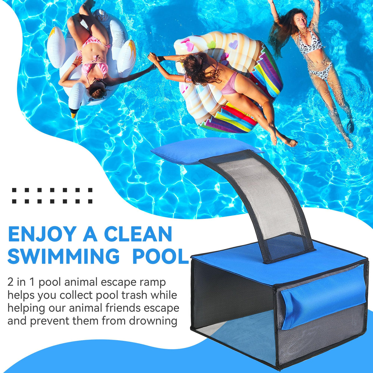 ElectricWise efficient debris catcher reduces cleaning time and effort.