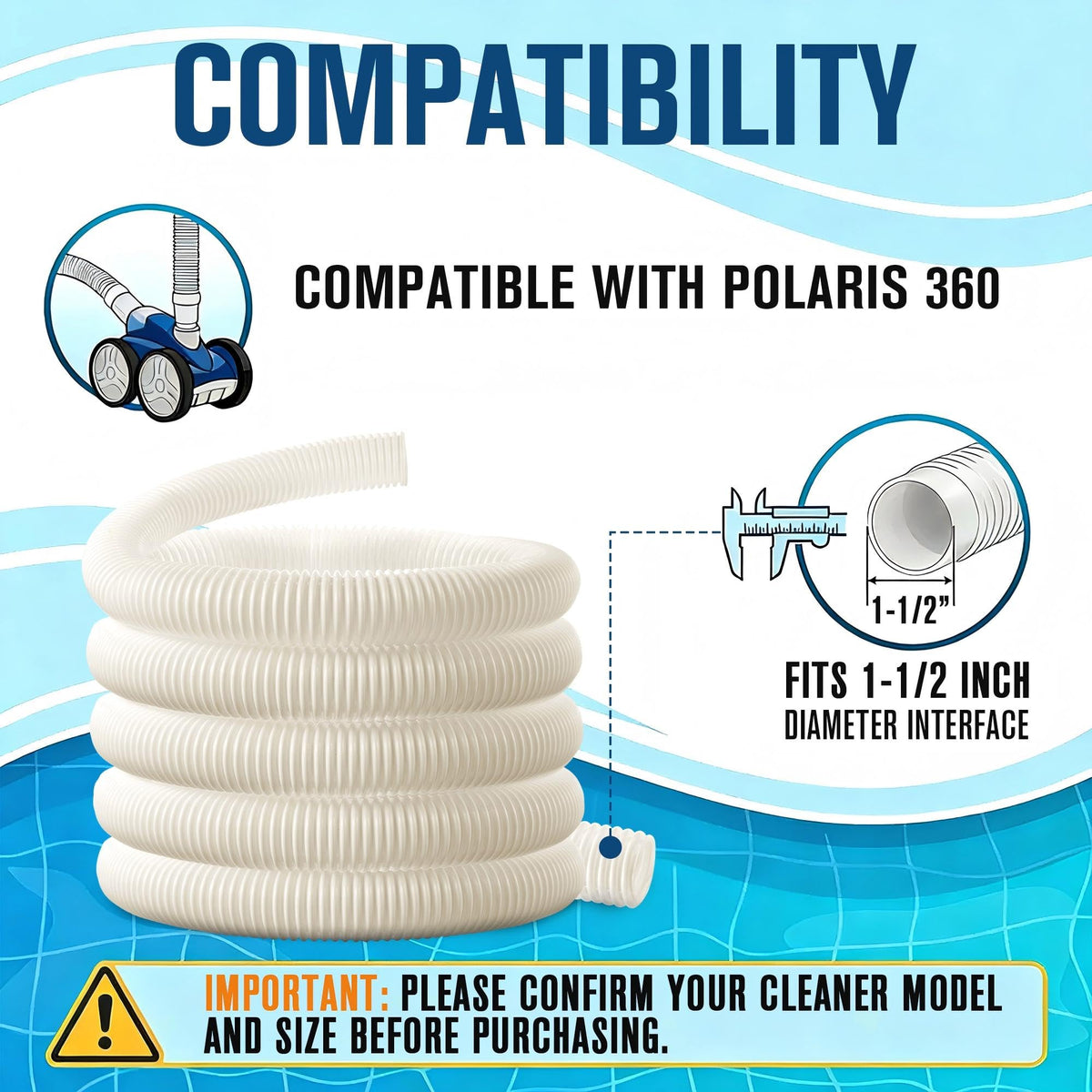 ElectricWise Polaris 360 hose swivel 9-100-3002 ensures secure, leak-free connections.