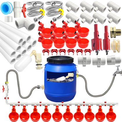 Elefama chicken waterer system assembly for easy setup in any coop.