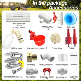 Elefama durable PVC pipes and fittings for long-term outdoor use.