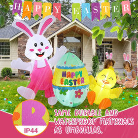 Elegear durable outdoor Easter inflatable designed to resist weather and fading