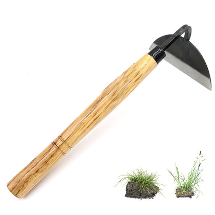 Elegital Kana Hoe 217 blade close-up showing sharp edge for precise weeding