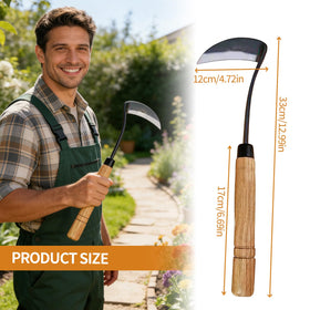Elegital Kana Hoe total length 9.84 inches enables comfortable reach and control.