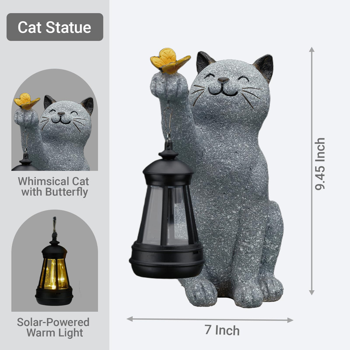 Elegondrar cat paw with butterfly evokes whimsical garden charm