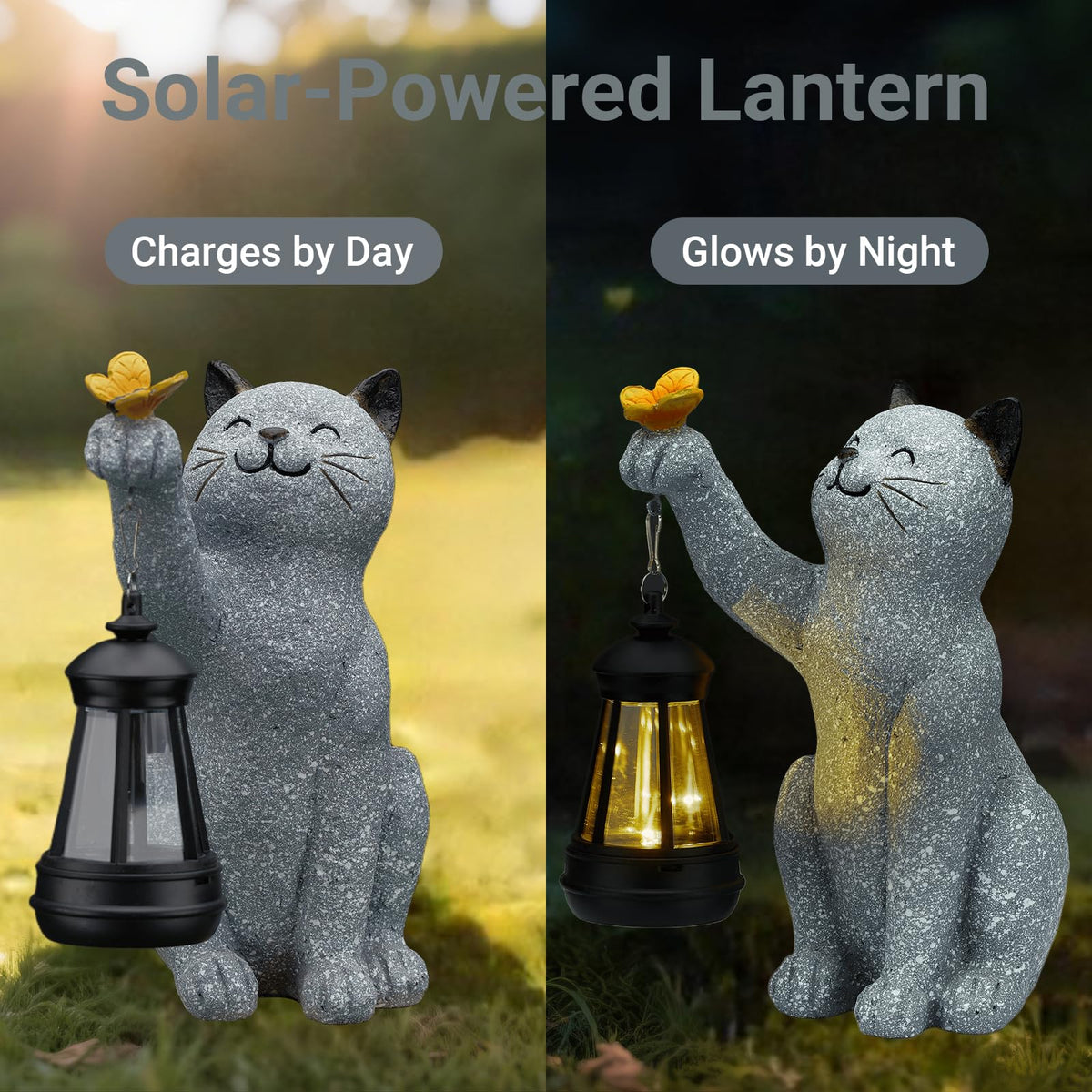 Elegondrar cat smiling portrait to add outdoor appeal