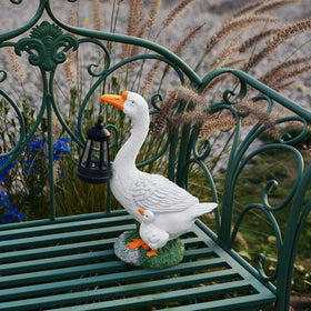 Elegant, gift-ready Elegondrar goose statue for garden lovers