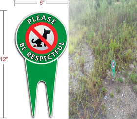 Eletina metal reflective yard sign resists weather for outdoor display
