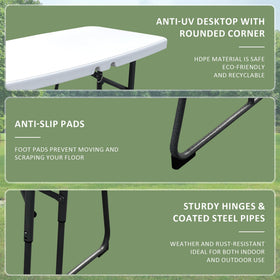 Elevon kids folding picnic table round corners reduce injury risk.