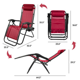Elevon chairs folded compactly for easy transport and storage.