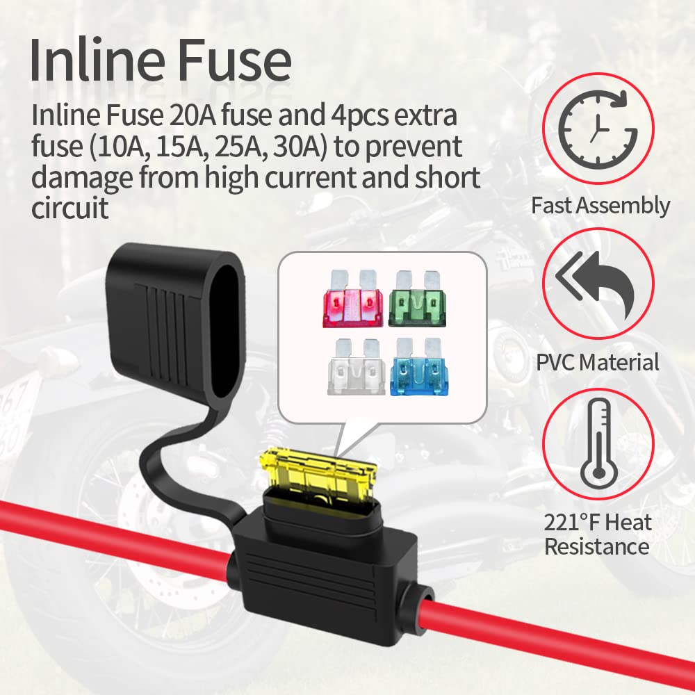 ELFCULB 2ft length cable keeps portable power handy for small devices.