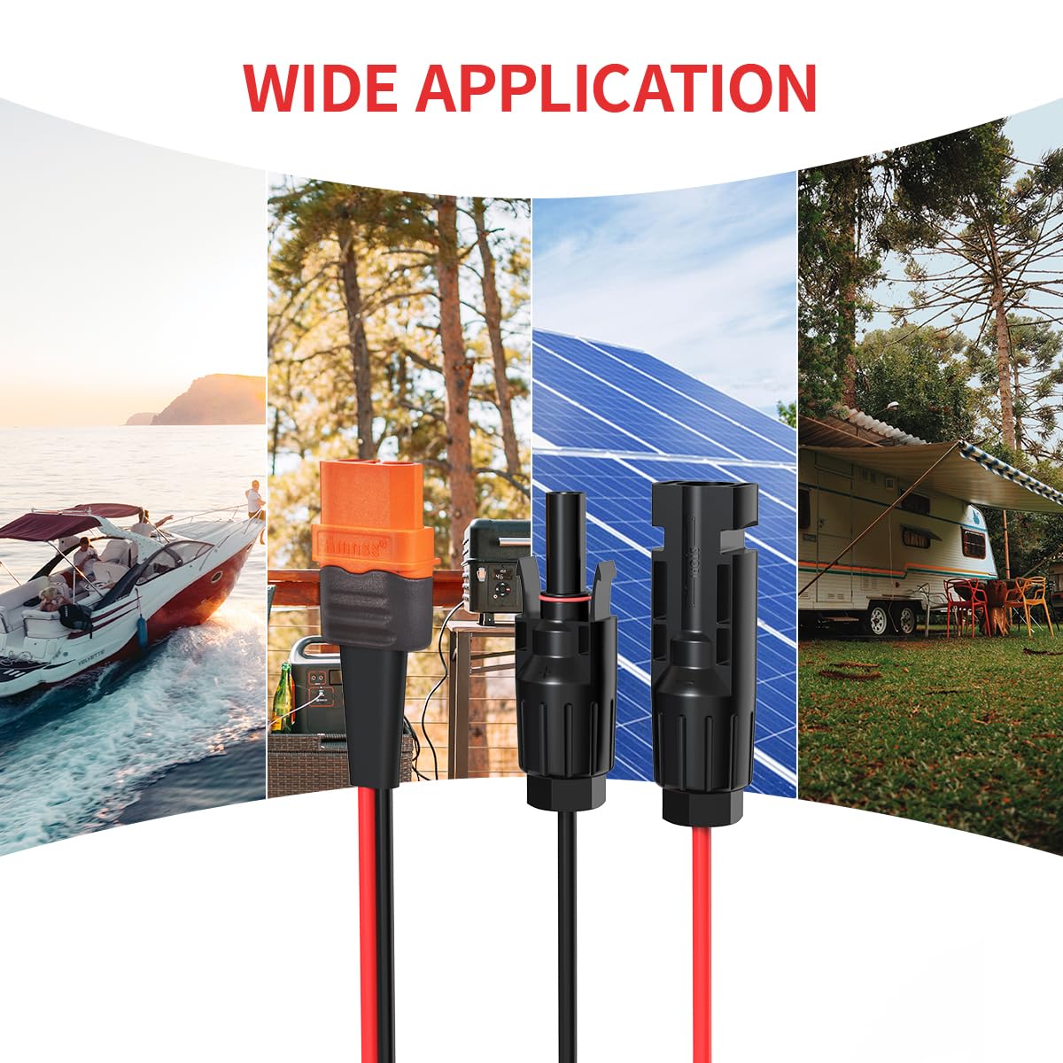 ELFCULB 300V rating ensures safe use with different solar panels and devices.