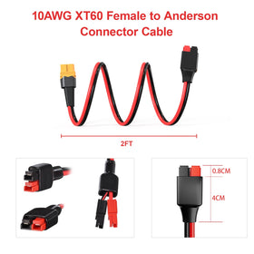 ELFCULB portable power station setup cable for quick power linking.
