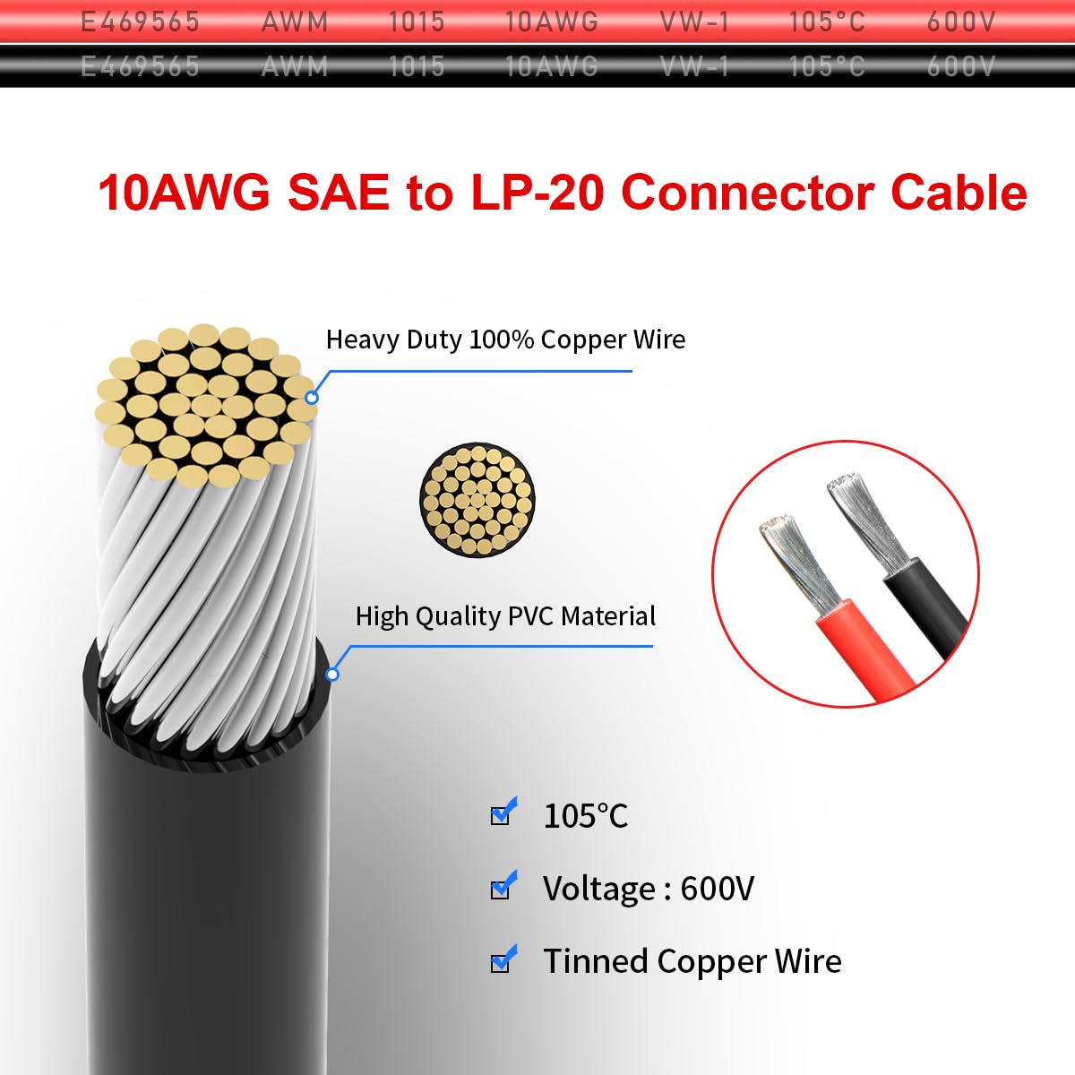 ELFCULB SAE quick connector with secure engagement