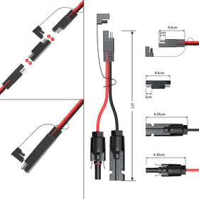 ELFCULB 2ft extension cable enables easy connect and disconnect