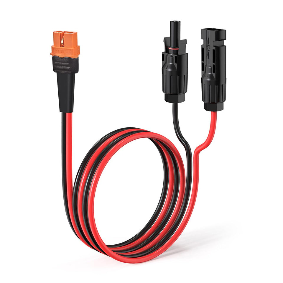 ELFCULB solar to XT60i cable 6ft enables stable power transfer for portable setups.