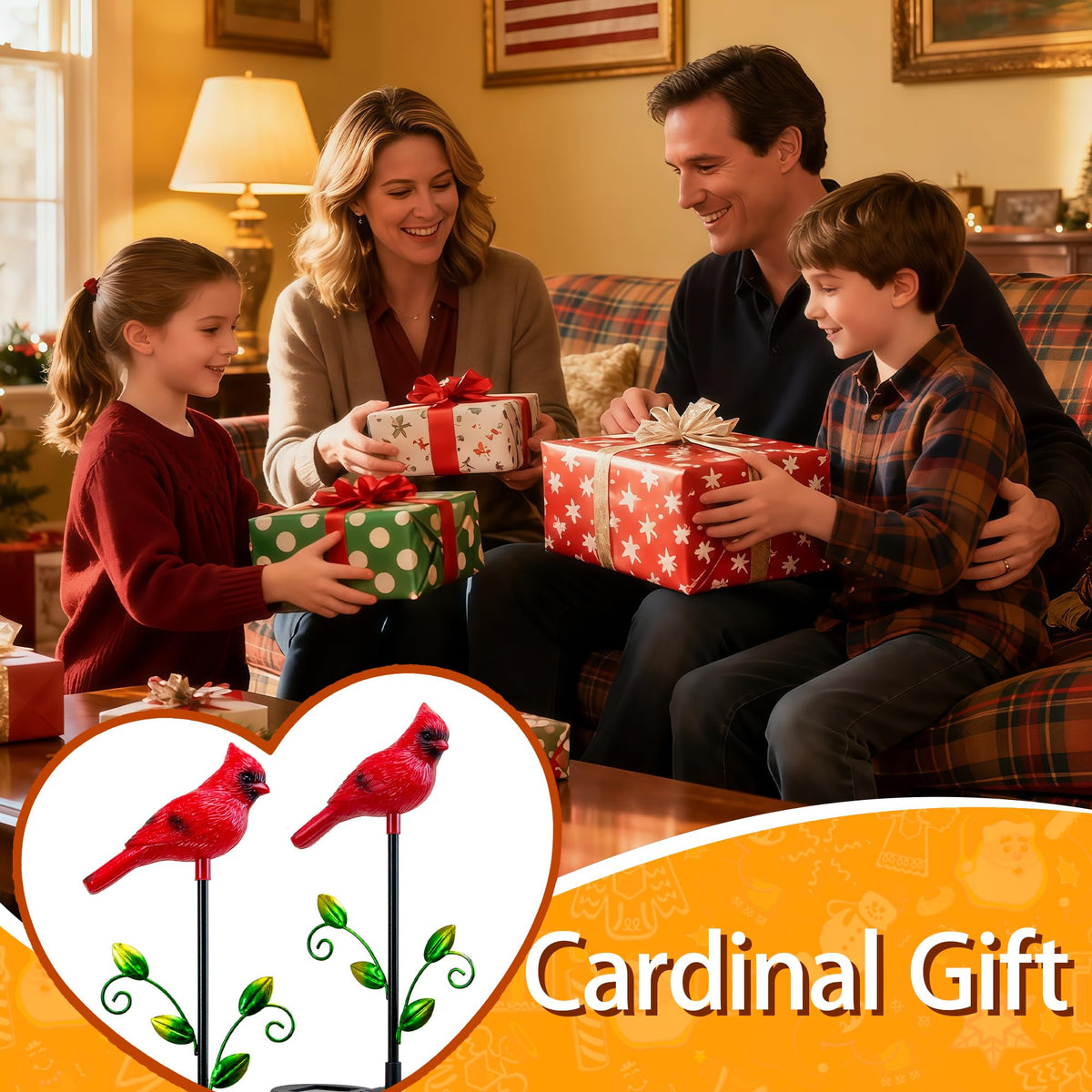 Elfengarden cardinal memorial gift idea suitable for loved ones