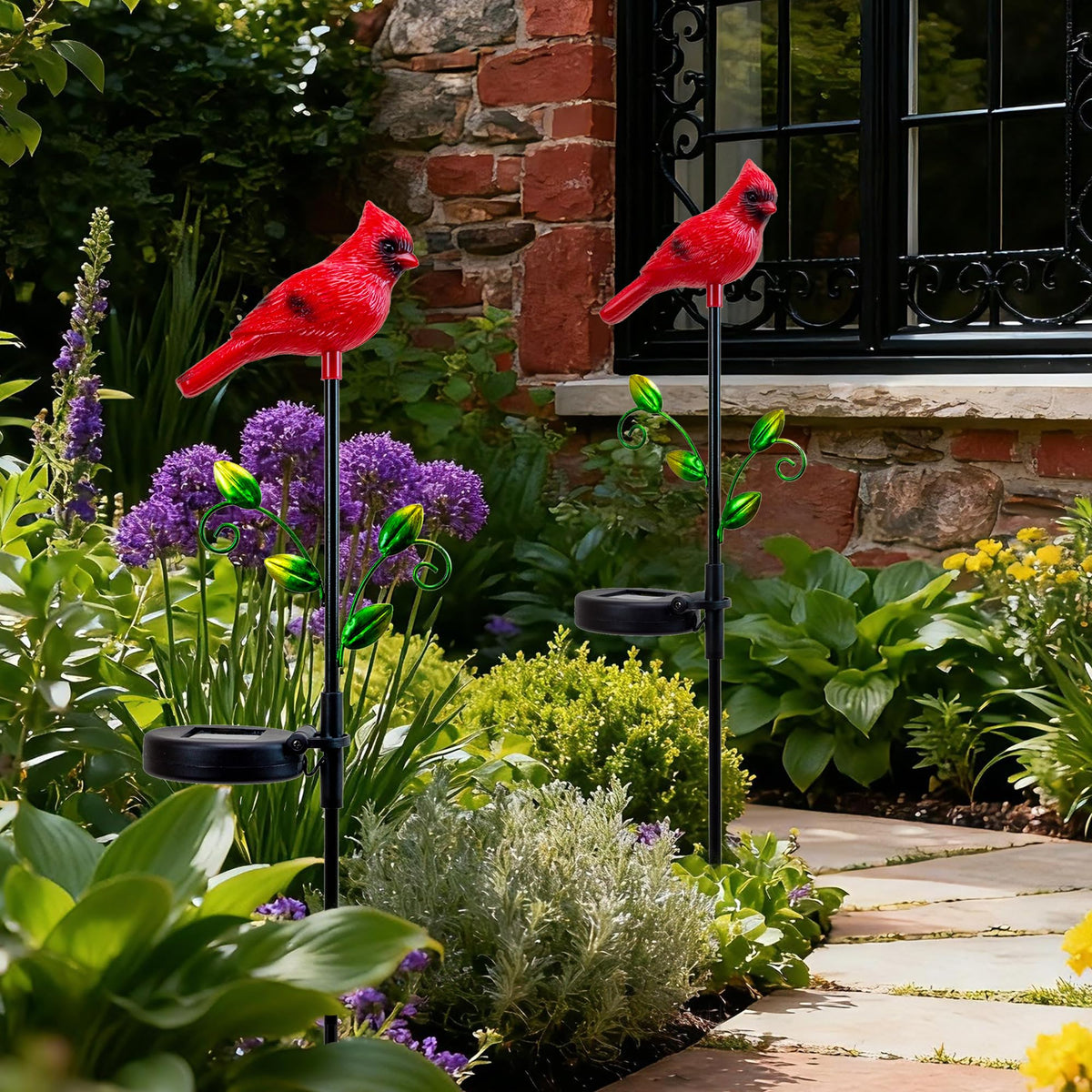 Elfengarden cardinal outdoor ornament ideal for seasonal decor