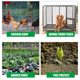 elfinrm garden plant protection netting guards seedlings and shrubs.