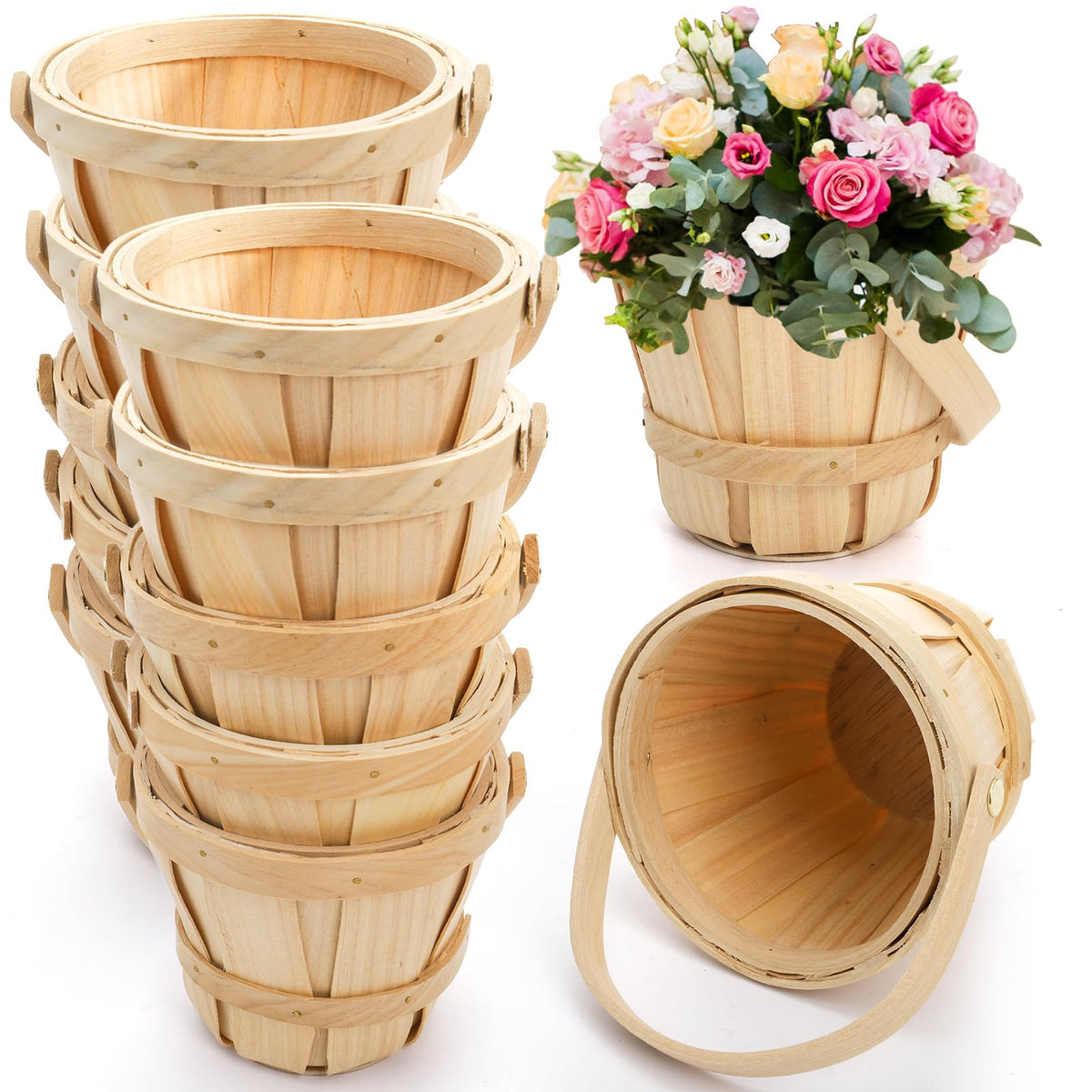 ELFULLY market display-ready baskets for indoor or outdoor use