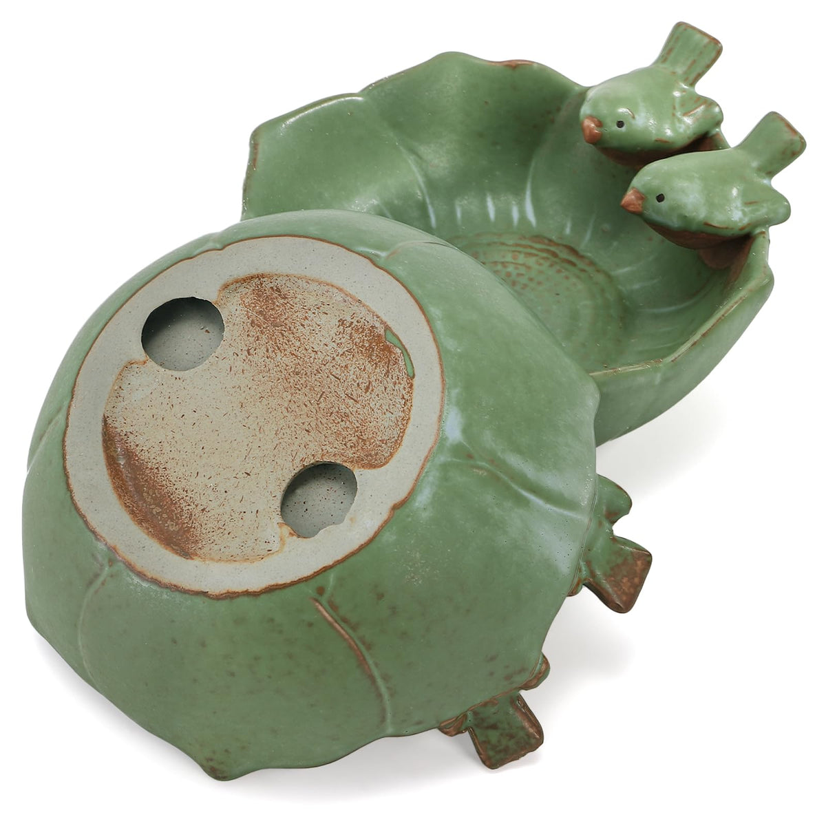 ELFULLY high-quality ceramic bowl for easy cleaning and durable outdoor feeding