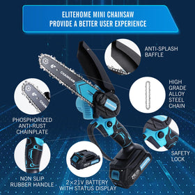 EliteHome safety lock and anti-splash baffles prevent accidental starts
