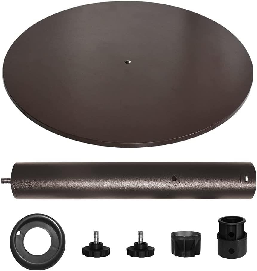 EliteShade base diameter 21.65 inches for broad umbrella compatibility.