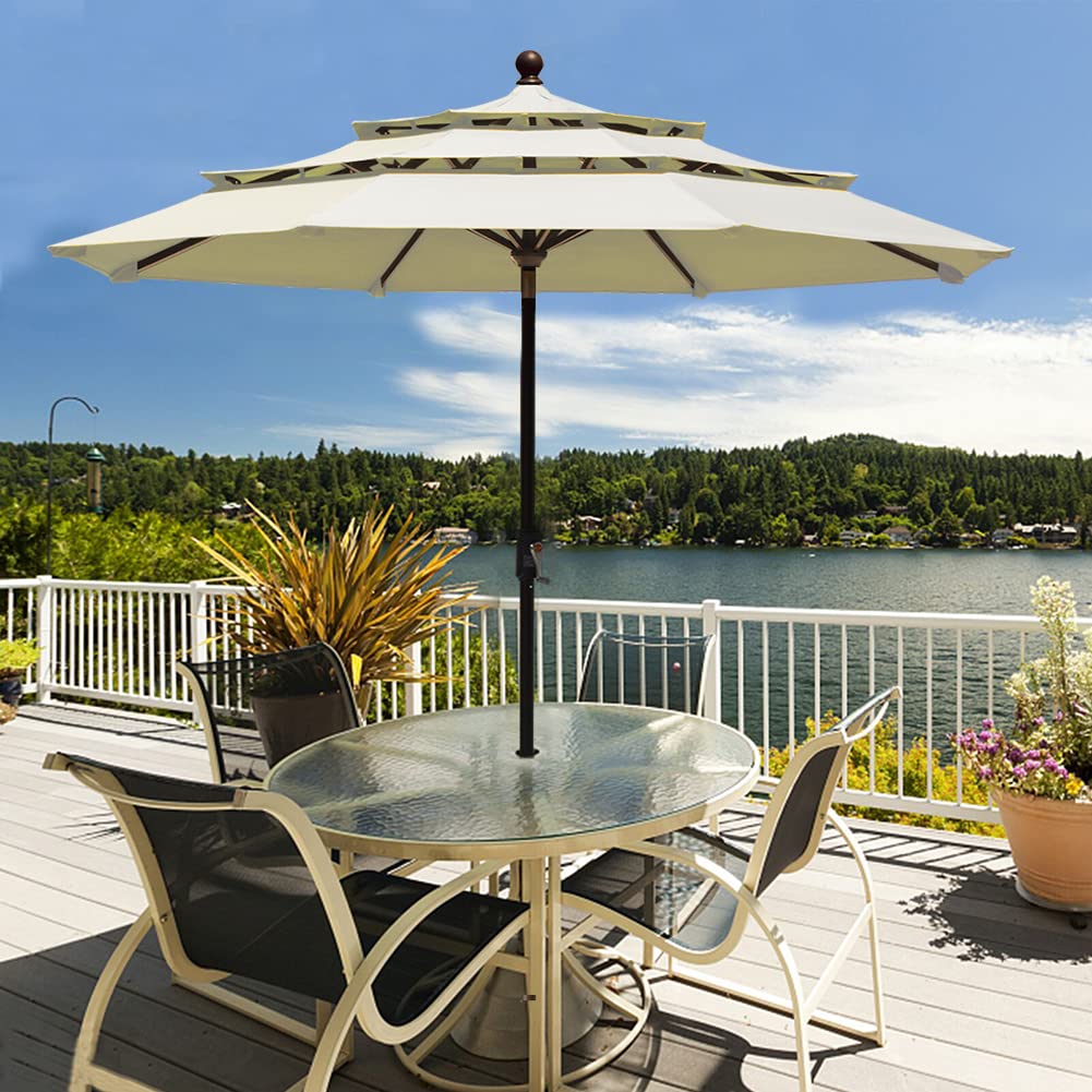 EliteShade crank-tilt mechanism for easy sun-position control.