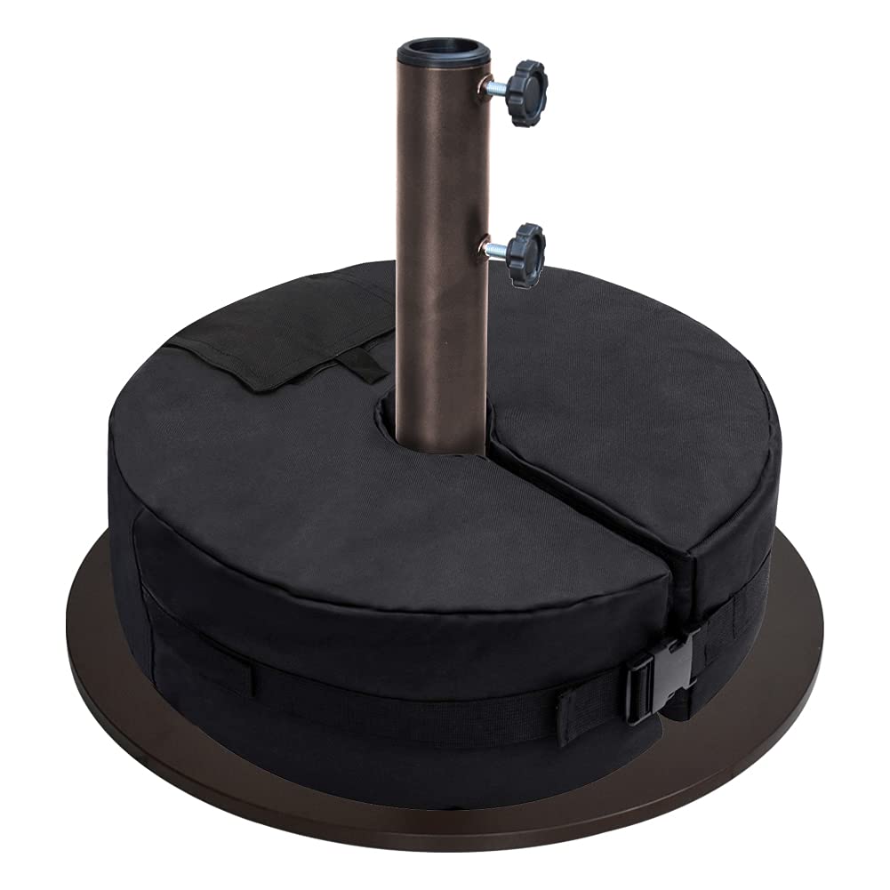 EliteShade base showing two hand-tightening knobs for quick secure setup.