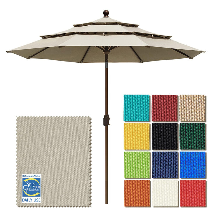 EliteShade crank-open canopy for quick shade and easy setup.