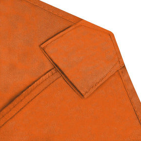 EliteShade orange canopy with UV protection for sunny patios