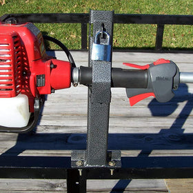 Hammer gray and black coating on Elitewill rack resists rust and weather.