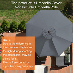 EliteShade 8-rib canopy close-up showing durable polyester fabric and UV protection