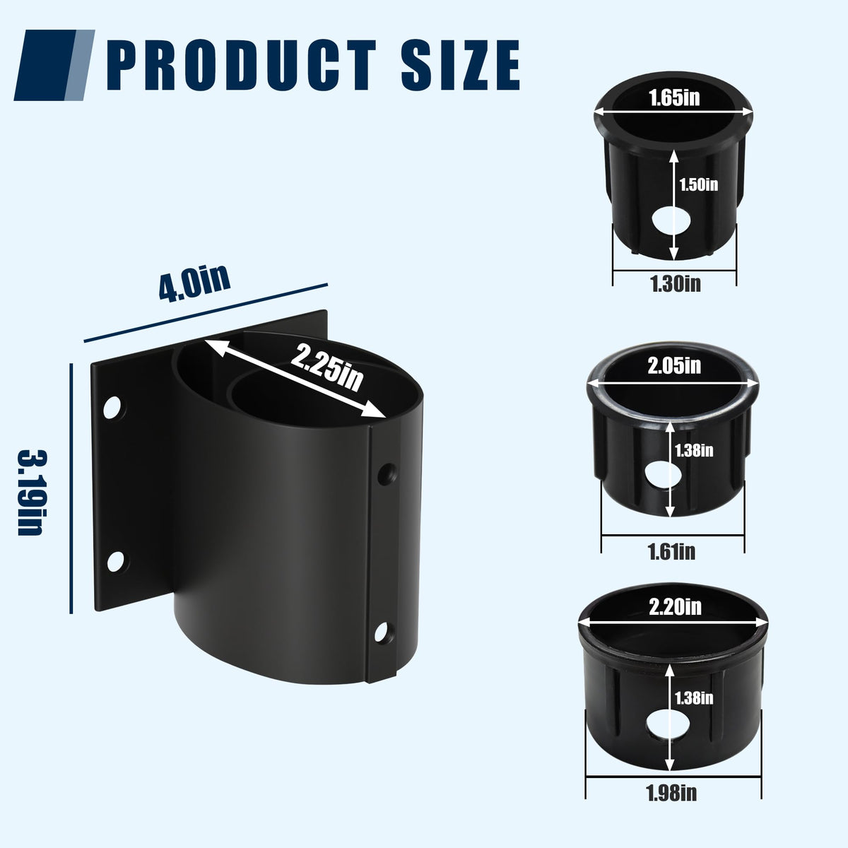 EliteShade aluminum with black coating showcases rust resistance and durability.