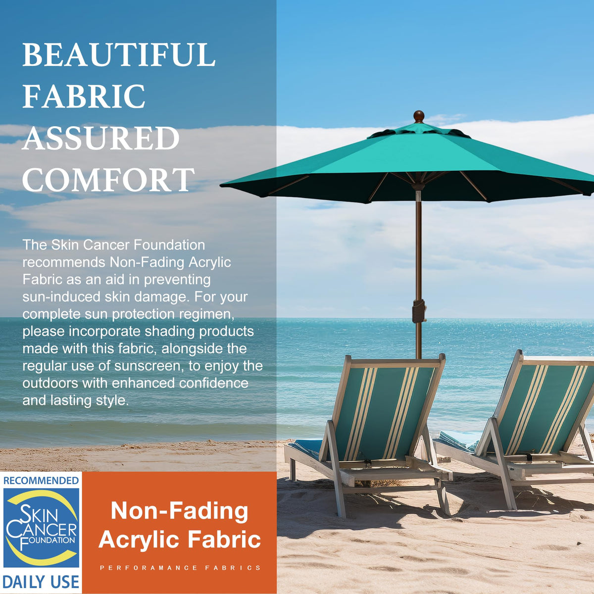 EliteShade heavy-duty steel frame for strong, reliable outdoor shade.