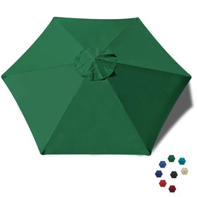 EliteShade replacement canopy for 7.5ft six rib umbrella, durable and easy to install