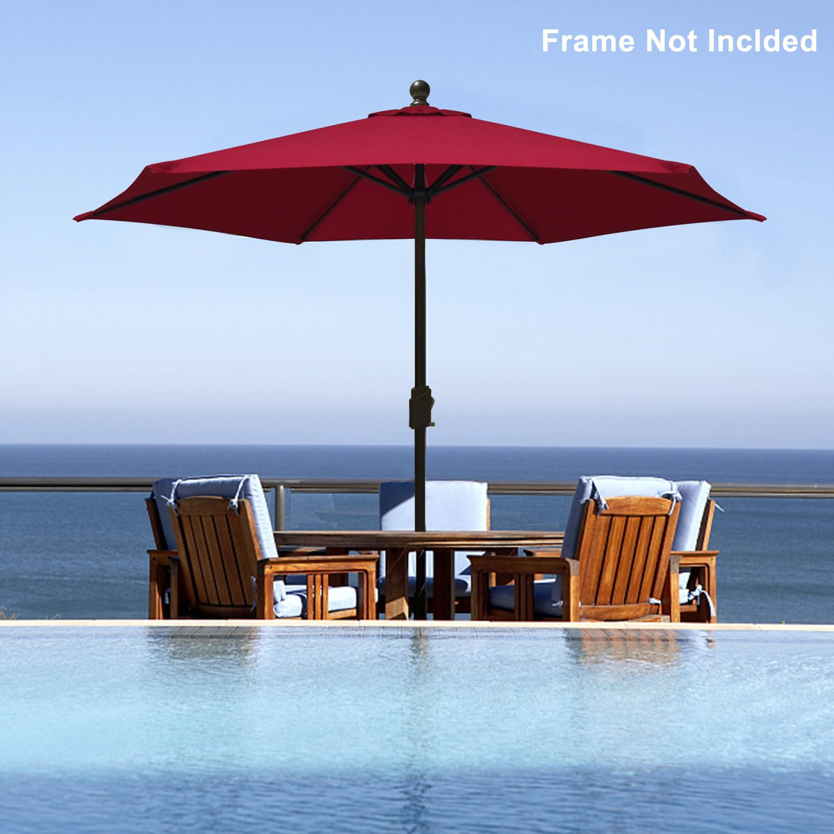 EliteShade replacement canopy designed for six-rib frames for secure fit