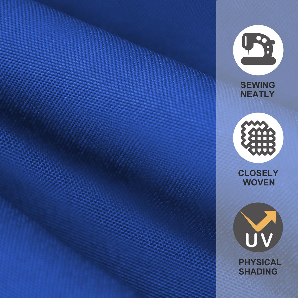 EliteShade Royal Blue canopy dimensions when closed for storage