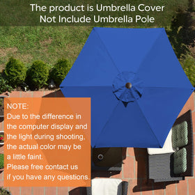 EliteShade Royal Blue canopy hole dimension showing adaptable opening