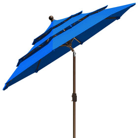 EliteShade Royal Blue 260gsm fabric delivers durable UV protection.