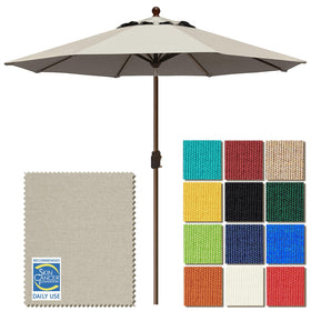 EliteShade 10-year non-fading fabric remains vibrant in sunlight for patios and decks.